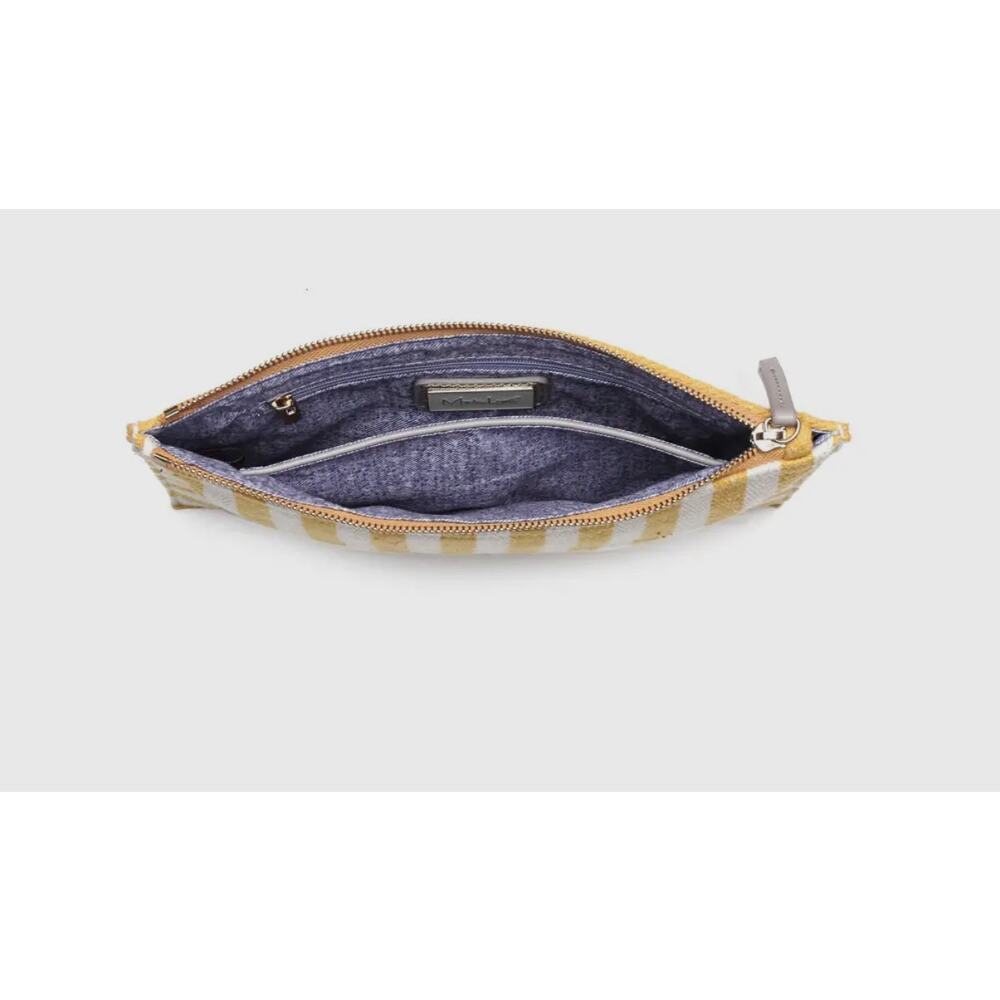 Moda Luxe Yellow and Cream Striped Shoulder Bag - Picture 7 of 7